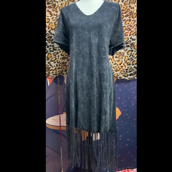 Astars Dresses & Skirts - Acid Wash Tee Shirt Dress 🖤